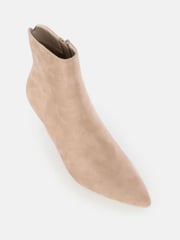 Novo Natural Regular Fit Felicia Point Mid Heel Ankle Boots - Image 3 of 5