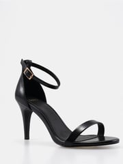 Novo Black Wide Fit Berril Two Part Mid Sandals - Image 3 of 5