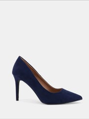 Novo Blue Wide Fit Impossible Point Court Shoes - Image 2 of 6