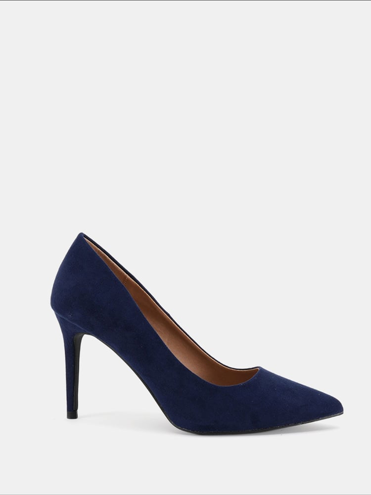 Novo Blue Wide Fit Impossible Point Court Shoes - Image 2 of 6 Novo Blue Wide Fit Impossible Point Court Shoes - Image 2 of 6