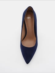 Novo Blue Wide Fit Impossible Point Court Shoes - Image 4 of 6