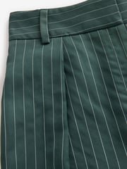 Green Stripe Elasticated Back Wide Leg Trousers - Image 6 of 7