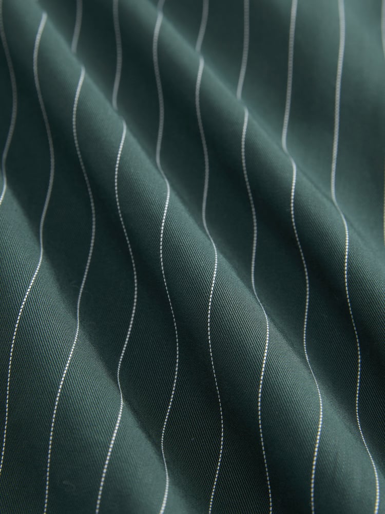 Green Stripe Elasticated Back Wide Leg Trousers - Image 7 of 7