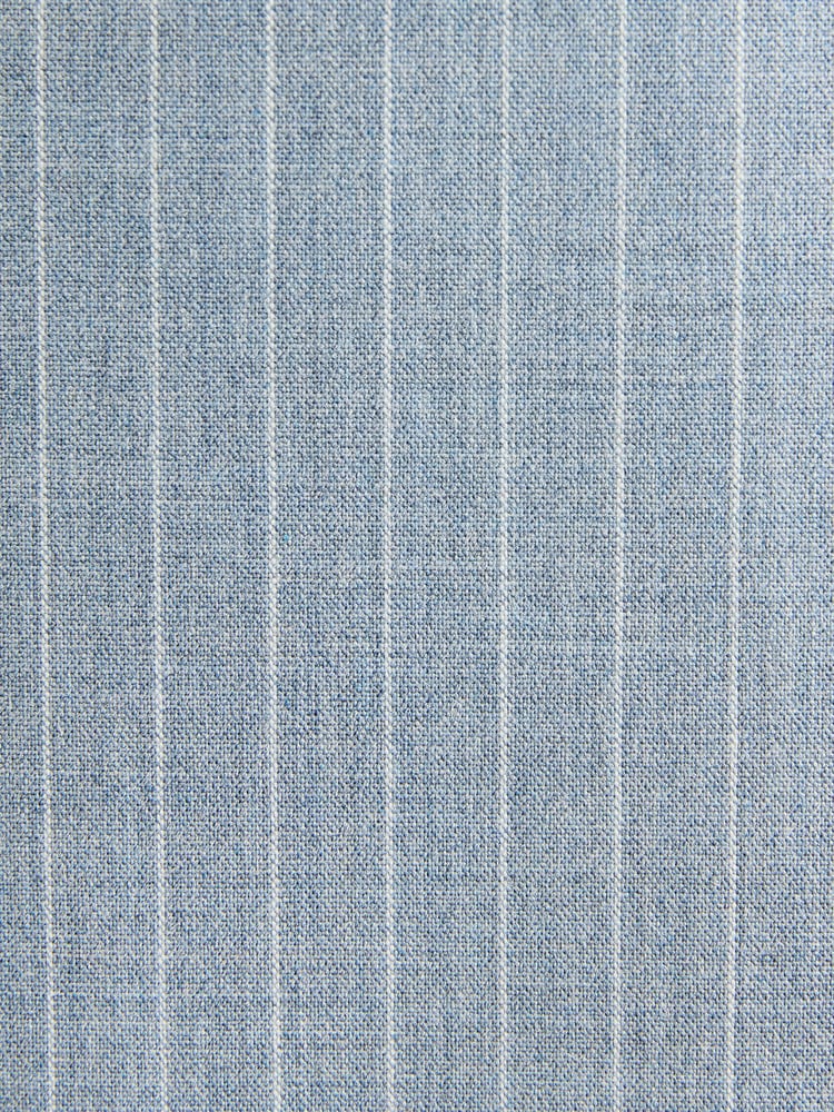 Blue Striped Suit Waistcoat - Image 4 of 4