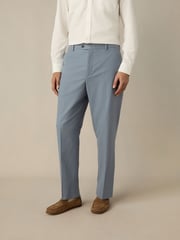 Blue Slim Fit TENCEL™ Suit Trousers - Image 1 of 11