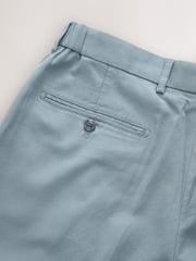 Blue Slim Fit TENCEL™ Suit Trousers - Image 9 of 11