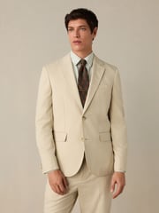 Neutral Slim Fit TENCEL™ Suit Jacket - Image 2 of 4
