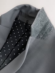 Grey Slim Fit Motionflex Stretch Suit Jacket - Image 7 of 9