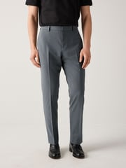 Grey Slim Fit Motionflex Stretch Suit Trousers - Image 1 of 11
