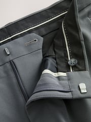 Grey Slim Fit Motionflex Stretch Suit Trousers - Image 11 of 11