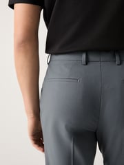 Grey Slim Fit Motionflex Stretch Suit Trousers - Image 4 of 11
