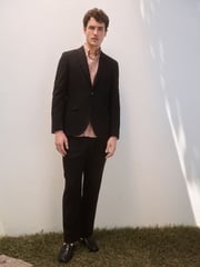 Black Slim Fit TENCEL™ Suit Jacket - Image 2 of 10