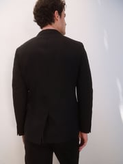 Black Slim Fit TENCEL™ Suit Jacket - Image 3 of 10