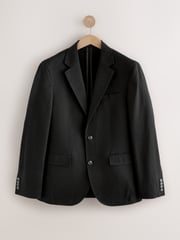 Black Slim Fit TENCEL™ Suit Jacket - Image 6 of 10