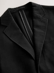 Black Slim Fit TENCEL™ Suit Jacket - Image 7 of 10