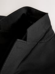 Black Slim Fit TENCEL™ Suit Jacket - Image 9 of 10