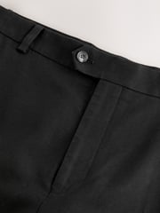 Black Slim Fit TENCEL™ Suit Trousers - Image 8 of 10