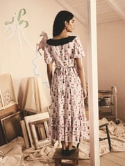 Cath Kidston Pink Dolly Muse Tea Dress - Image 2 of 9