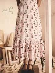 Cath Kidston Pink Dolly Muse Tea Dress - Image 5 of 9