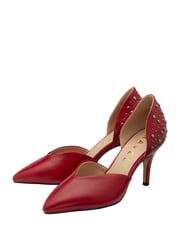 Ravel Red Pointed-Toe Court Shoes - Image 2 of 5