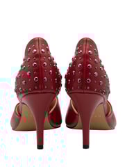Ravel Red Pointed-Toe Court Shoes - Image 3 of 5