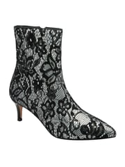 Ravel Black Pointed-Toe Ankle Boots - Image 1 of 4