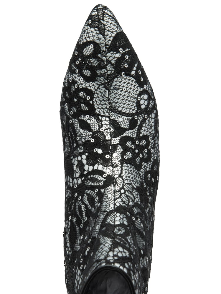 Ravel Black Pointed-Toe Ankle Boots - Image 4 of 4