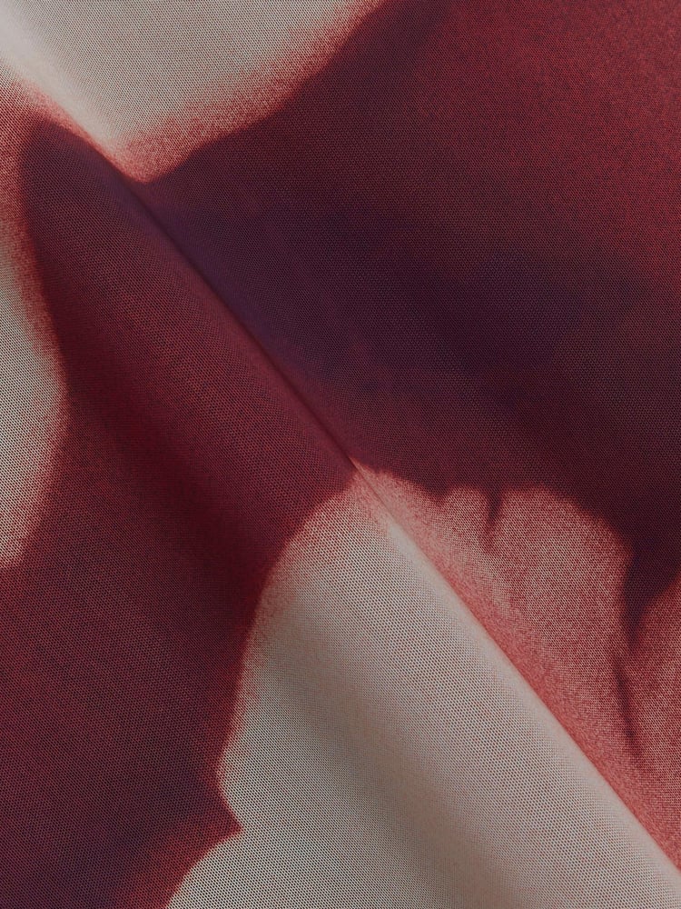 River Island Red Wide Leg Stitch Detail Casual Trousers - Image 4 of 4