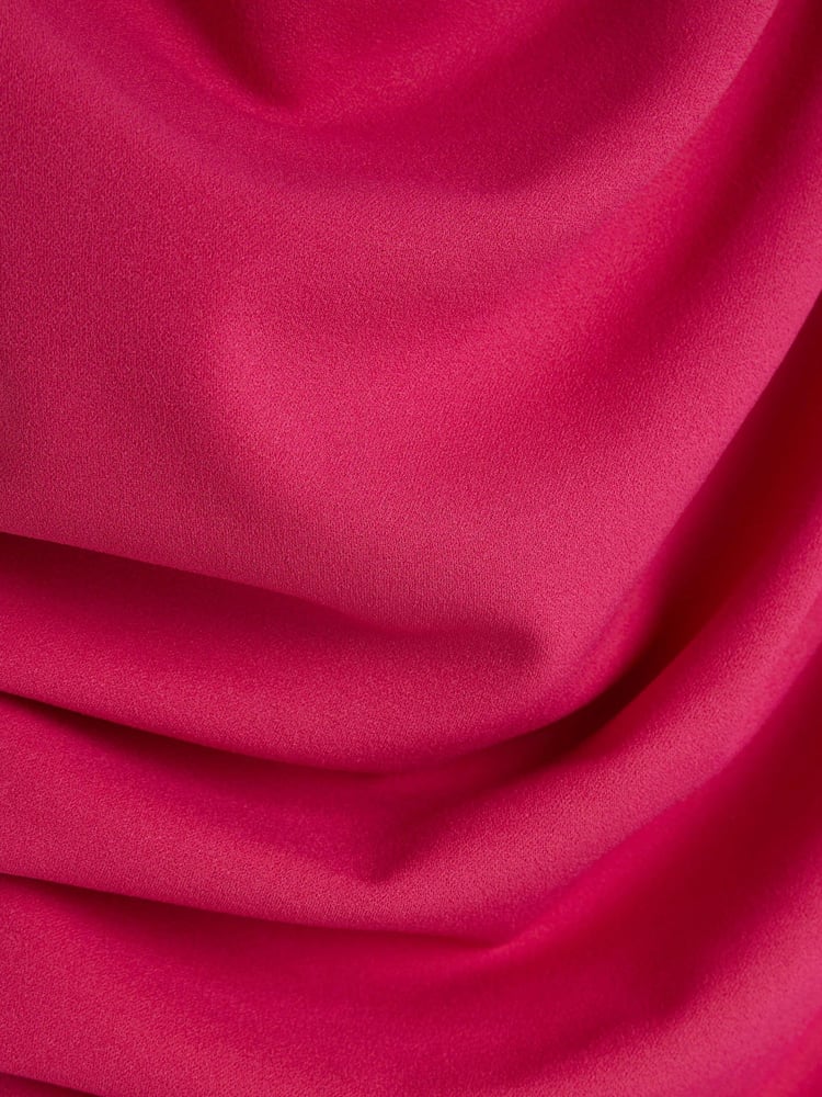 River Island Pink Bright Off Shoulder Drape Top - Image 4 of 4 River Island Pink Bright Off Shoulder Drape Top - Image 4 of 4