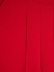 River Island Red Bandeau Wide Leg Jumpsuit - Image 4 of 4