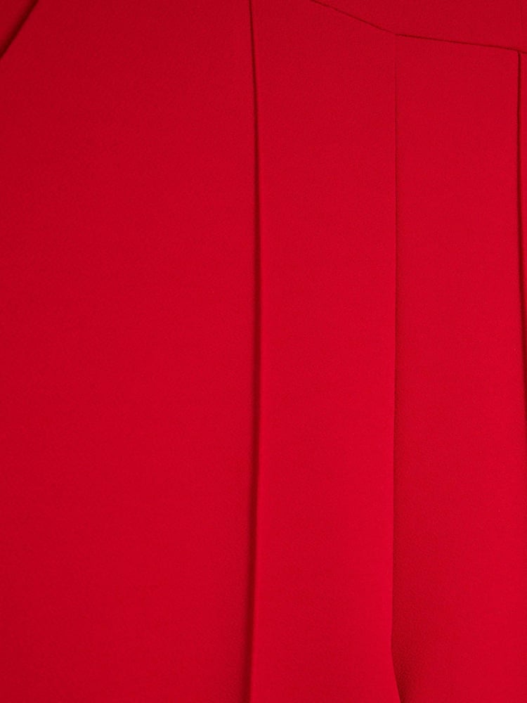 River Island Red Bandeau Wide Leg Jumpsuit - Image 4 of 4