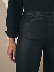 The Kooples Black Skinny Denim Coated 100% Cotton Jeans - Image 3 of 4
