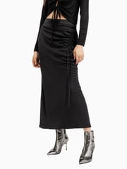 AllSaints Black Alexia Skirt - Image 2 of 6
