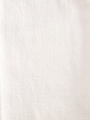 White Smart Linen Look Shorts With Internal Drawcord - Image 6 of 8