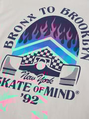 Grey/Blue Skate Relaxed Fit Graphic Print Short Sleeve 100% Cotton T-Shirts 3 Pack (3-16yrs) - Image 3 of 4