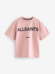 smALLSAINTS Black/Pink Oversized Girls Logo 100% Cotton T-Shirts 3 Packs - Image 3 of 7