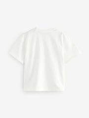 smALLSAINTS Black/Pink Oversized Girls Logo 100% Cotton T-Shirts 3 Packs - Image 5 of 7