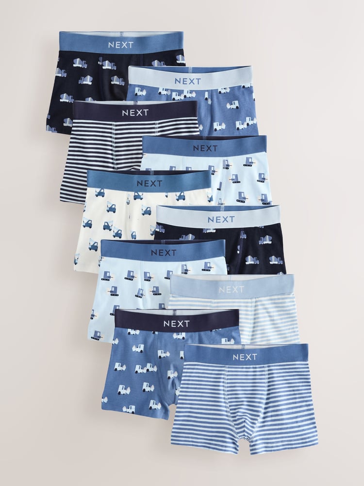 Blue Mini Vehicle Trunks 10 Pack (1.5-16yrs) - Image 1 of 14