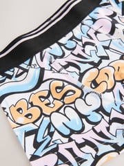 Pastel Grafitti Print Trunks 7 Pack (2-16yrs) - Image 11 of 11