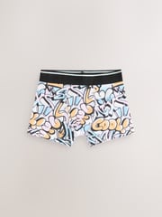 Pastel Grafitti Print Trunks 7 Pack (2-16yrs) - Image 3 of 11