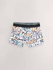 Pastel Grafitti Print Trunks 7 Pack (2-16yrs) - Image 4 of 11
