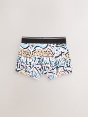 Pastel Grafitti Print Trunks 7 Pack (2-16yrs) - Image 9 of 11