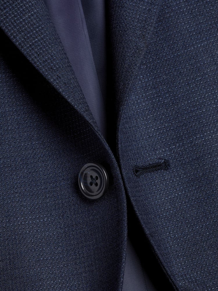 Charles Tyrwhitt Blue Slim Fit Proper Blazer Jacket - Image 4 of 4