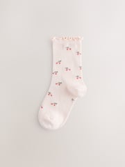 Multi 5 Pack Cotton Rich Ruffle Ankle socks - Image 6 of 9