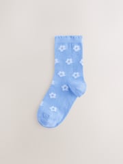 Multi 5 Pack Cotton Rich Ruffle Ankle socks - Image 7 of 9