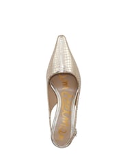 Sam Edelman Regular Fit Gold Bianka Sling Slingbacks - Image 4 of 6
