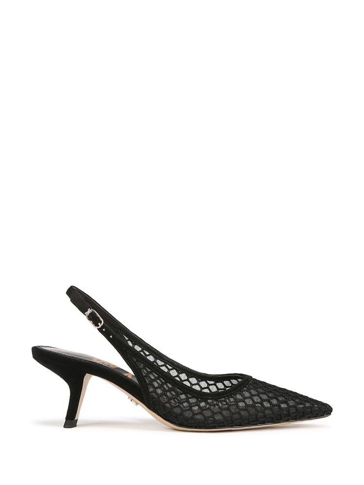 Sam Edelman Regular Fit Bianka Sling 3 Slingback Black Shoes - Image 1 of 5