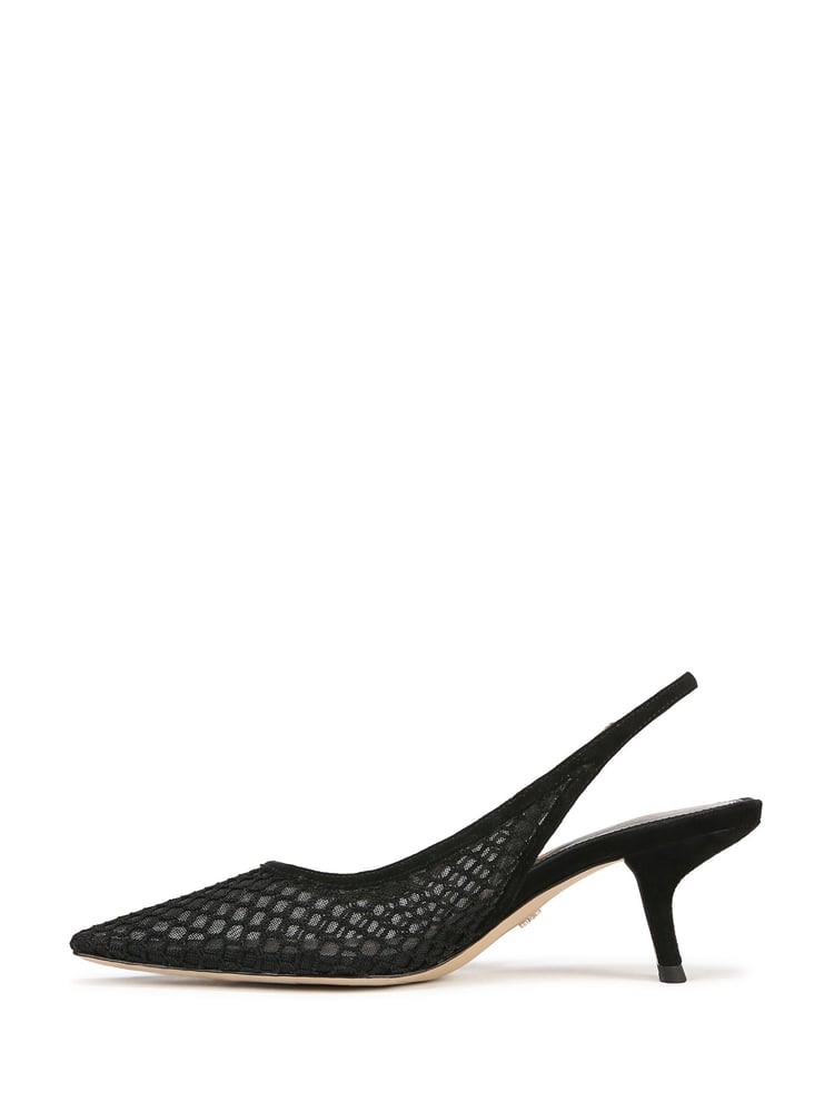 Sam Edelman Regular Fit Bianka Sling 3 Slingback Black Shoes - Image 2 of 5