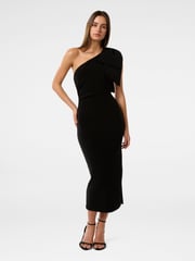 Forever New Black Jade Bow Bodycon Midi Dress - Image 4 of 4