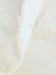 White 3D Flowers Baby Occasion Dress (0mths-2yrs) - Image 5 of 8